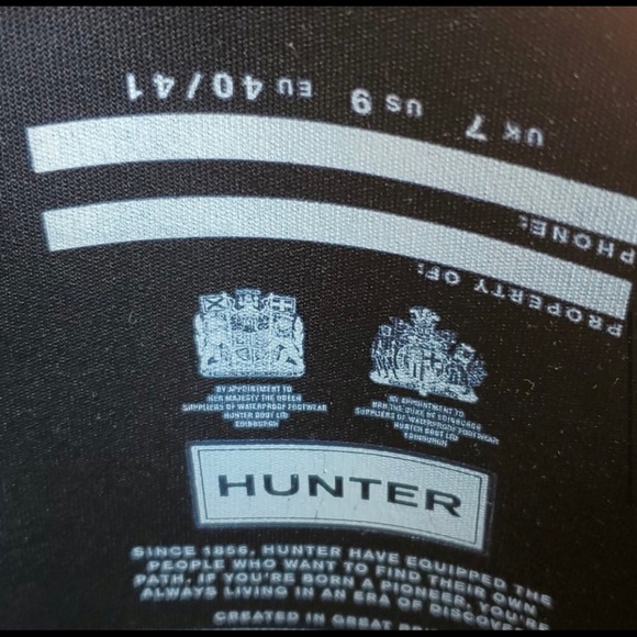 Hunter boots tall 9 - Picture 9 of 10
